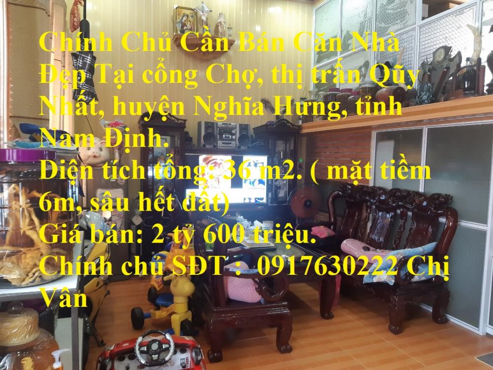 Chính Chủ Cần Bán Căn Nhà Đẹp Tại Huyện Nghĩa Hưng, Tỉnh Nam Định.