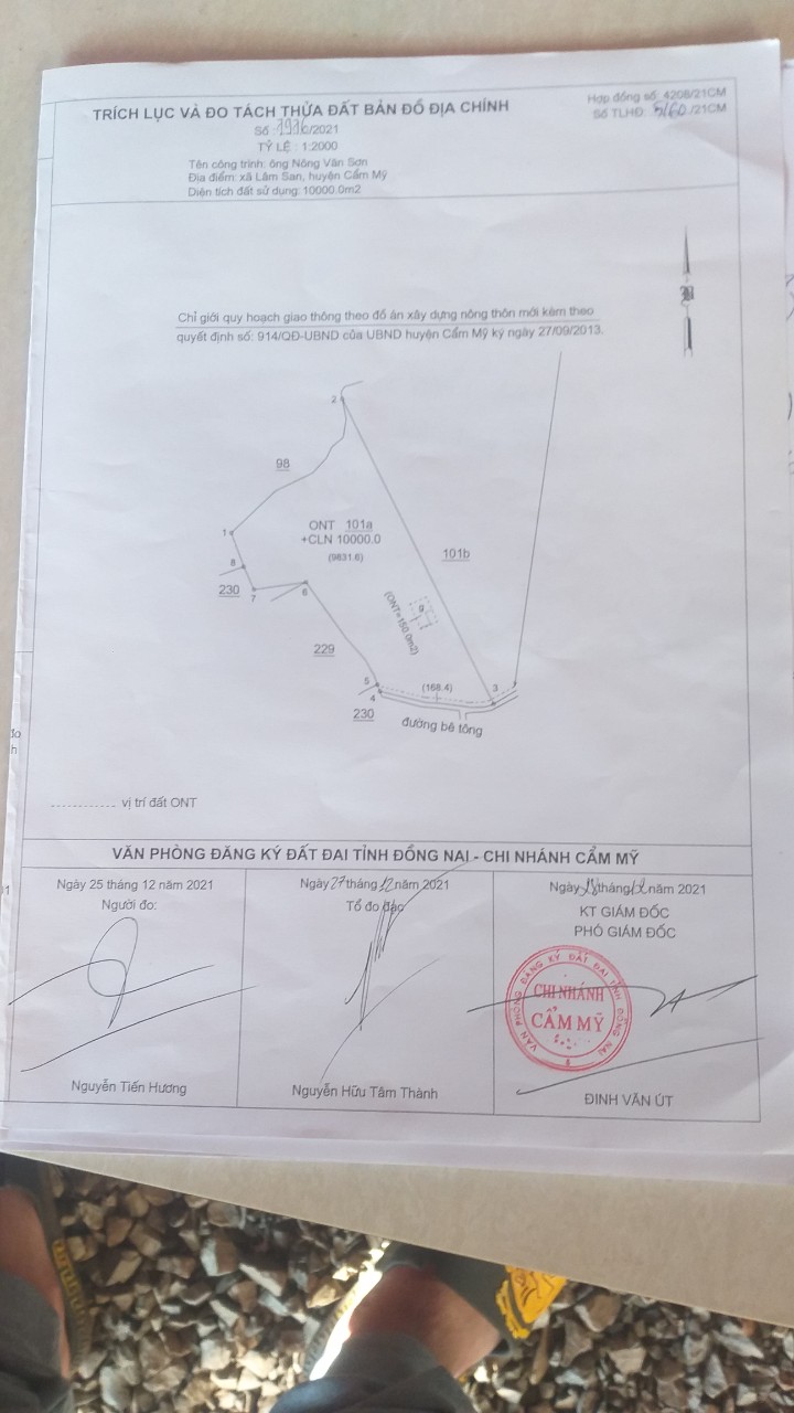 Sở Hữu Ngay Lô Đất Mặt Tiền Vị Trí Đẹp Tại Xã Lâm San, Huyện Cẩm Mỹ - Đồng Nai